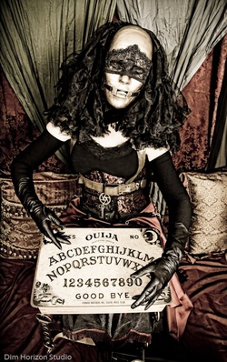 steampunk fortune teller costume by Paige Gardner CostumeArtist dot com ouija